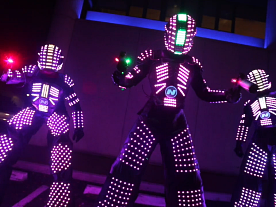 espacio Subtropical Consejo LED Robots in Miami | Corporate Entertainment Company in Miami